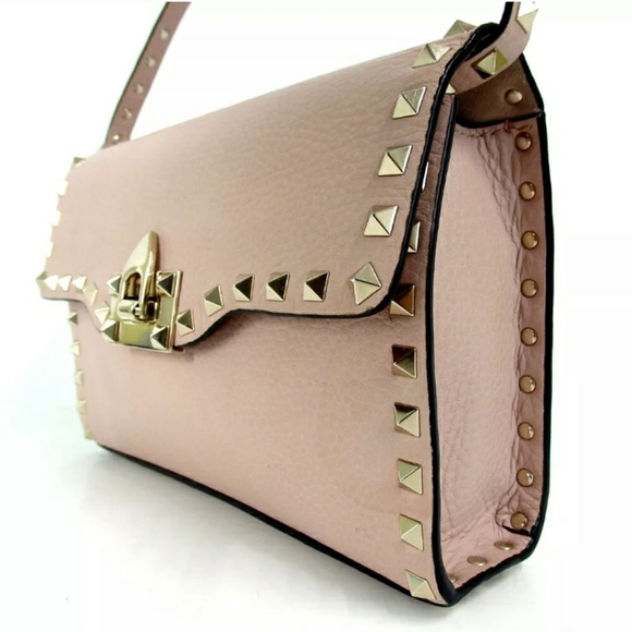 AUTHENTIC VALENTINE GALVANI ROCK STUD SHOULDER BAG - Picture 2 of 9